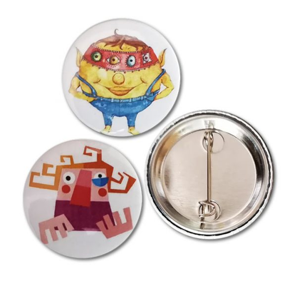 Chapas aguja personalizables de diferentes tamaños - Imagen 2