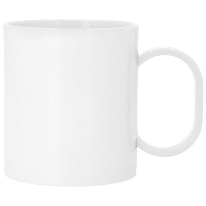 Juego de 5 Tazas de cerámica blanca - Imagen 5